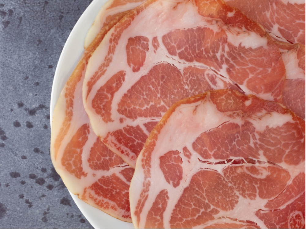 Pasture Raised Nitrite Free Capicola Style Ham Sliced 300g