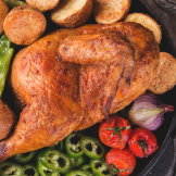 Half Roasting Chickens